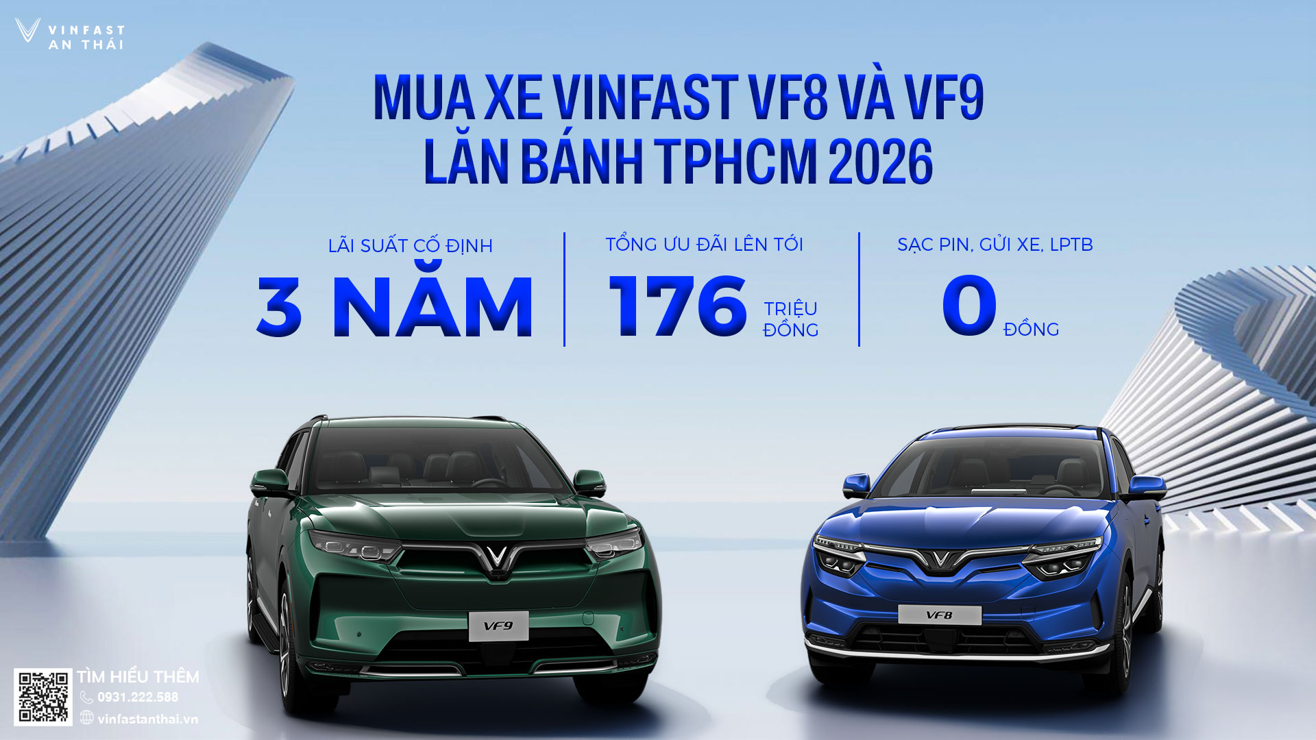 GIÁ MUA XE VINFAST VF8, VF9 LĂN BÁNH TP. HCM MỚI NHẤT 2026 